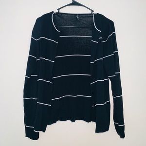 Sweaterworks Black and White Cardigan